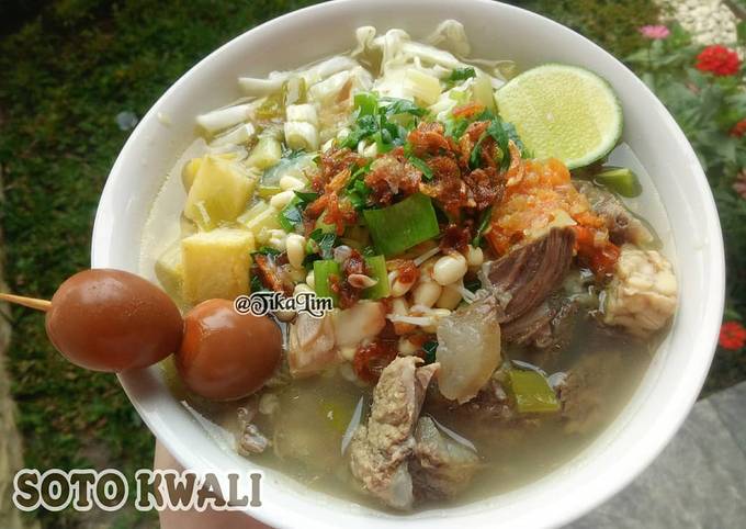 Cara Gampang Menyiapkan Soto kwali daging Yang Enak Banget