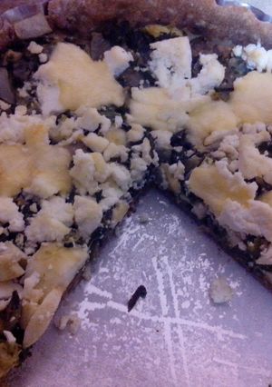 Una foto de Tarta de acelga y ricota integral
