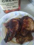 Bourbon Whiskey Honey Pork Chop