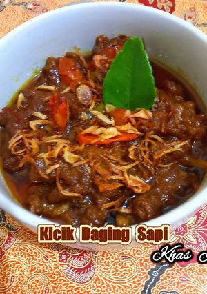 Foto resep Kicik Daging Sapi Khas Jogja