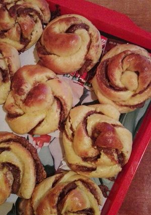 Nutellás csavart csiga recept fotója