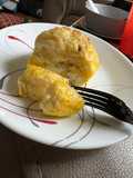 Pancake and egg breakfast sandwich