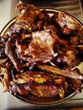 Mbuzi choma (used double sided grill pan)