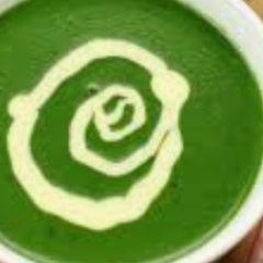 A picture of ક્રીમી પાલક સૂપ (Creamed spinach Soup Recipe In Gujarati).