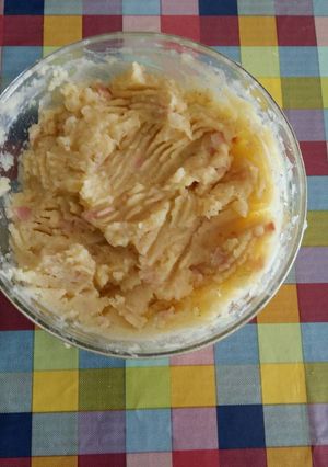 Foto principal de Puré de patatas con bacon y cebolla