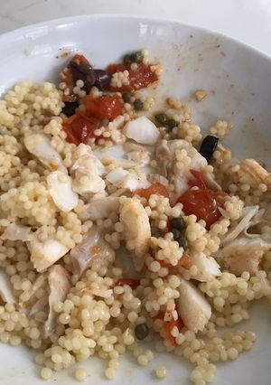 A picture of Steamed mediterranean fish parcels.