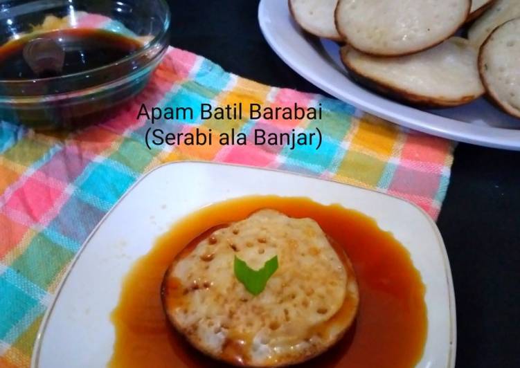 Apam Batil Barabai (Serabi ala Banjar)