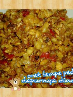 Foto resep orek tempe pedas