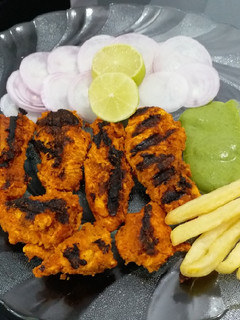 A picture of Grilled Tandoori Chicken.