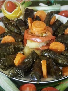 صورة لوصفة ورق عنب بزيت