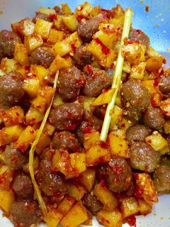 Foto resep Sambal Goreng Kentang Bola Daging