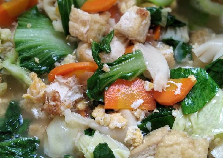 Resep Capcay kuah sayur, tahu putih, Lezat