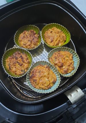 Una foto de Muffins de pescado al horno o airfryde