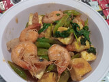 Tumis udang buncis kemangi