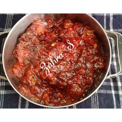 A picture of Tomato and Dates Chutney.
