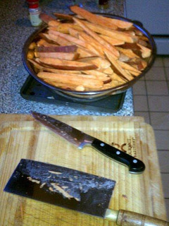 A picture of Cumbersome Sweet Potato Fries.