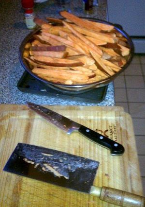 A picture of Cumbersome Sweet Potato Fries.