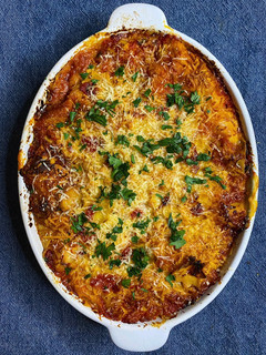 A picture of Weeknight Veggie Lasagna.