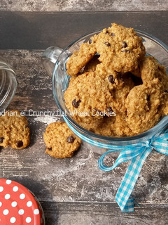 Foto resep Crunchy Oat Wheat Cookies