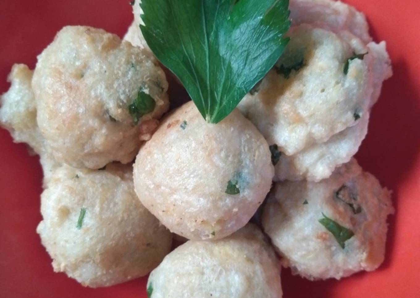 Bola-bola tahu goreng 🥰