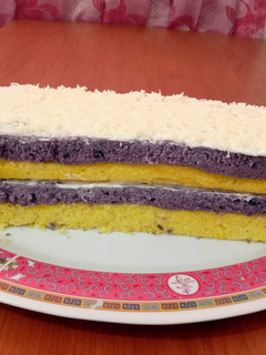 Foto resep Bolu Lapis Ubi Ungu