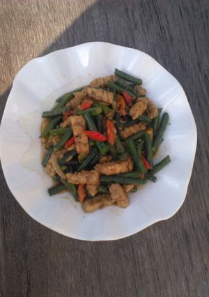 Foto resep Tumis Kacang Panjang Tempe Pedas