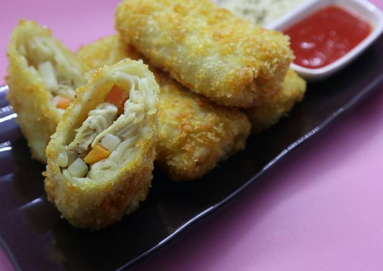 Cara Musim Semi EnakRisoles ayam sayur