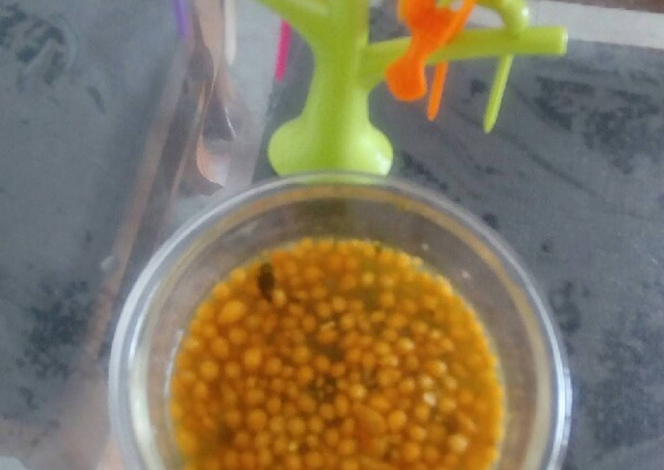 Raw mango boondi raita