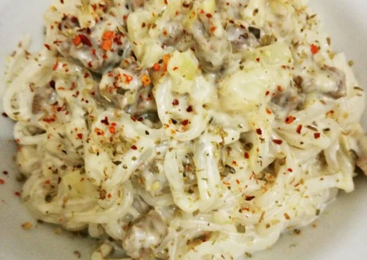 Resep Shirataki Carbonara #ketopad Anti Gagal