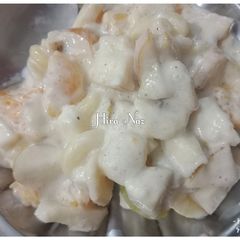 Creamy fruit Chaat A picture of Creamy fruit Chaat.
