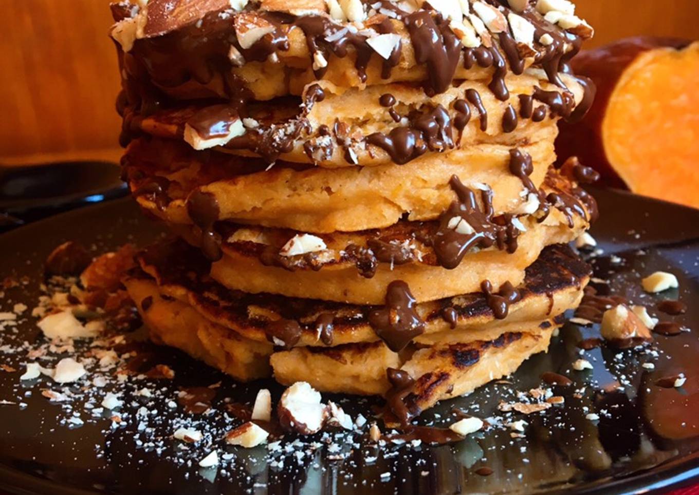 Tortitas fit de boniato y almendras (sin gluten)