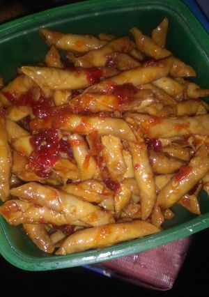 Foto resep Kacang sembunyi pedas manis