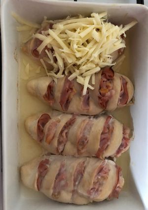 Zsebes csirkemell recept fotója