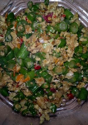 Foto resep Orak arik buncis telur dan ebi