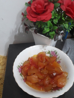 عکسی از دستور مربای پوست هندوانه