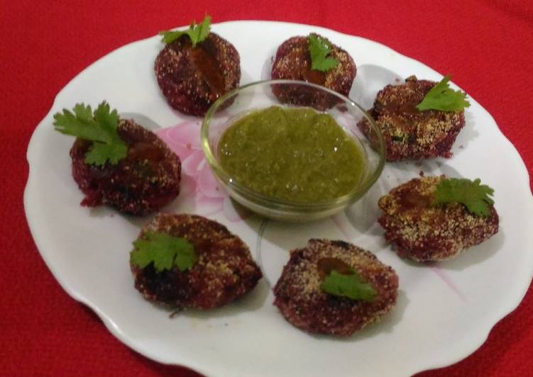 Recipe of Speedy Amla beetroot tikki