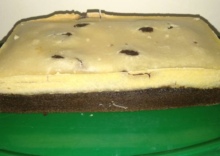 Brownies Coklat-Keju Panggang