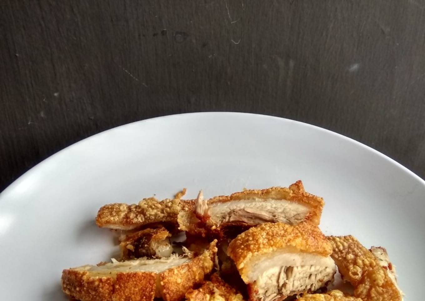 Babi krispi / tore 3 bahan aja