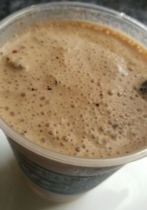 صورة لوصفة موكا بارد مع شوكولاته بيضاء