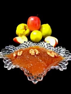 عکسی از دستور مارمالاد چند میوه 😋😍 مارمالاد ترکیبی سیب و به