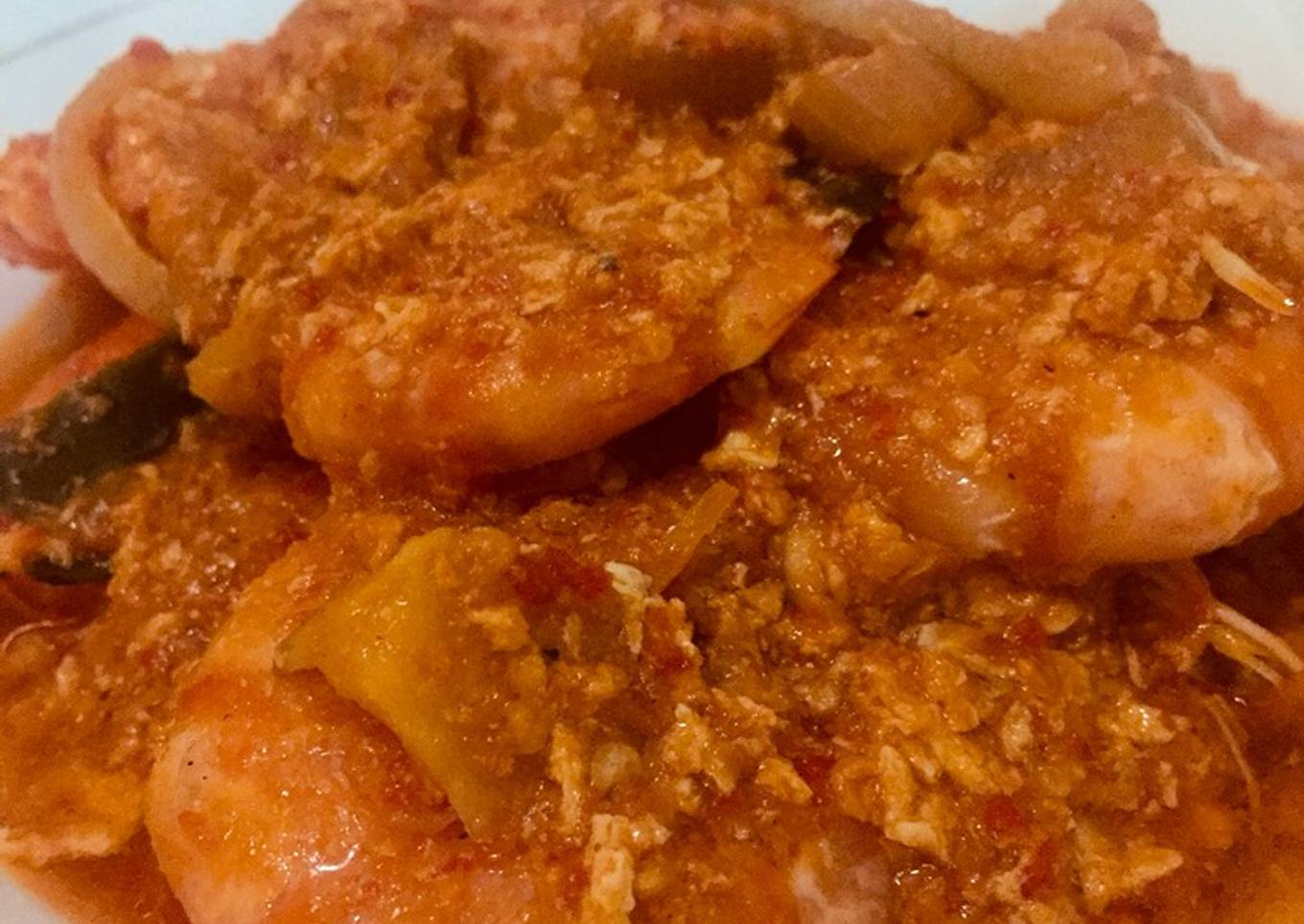 Udang saos padang