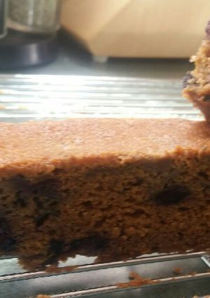 A picture of Blueberry Gingerbread.