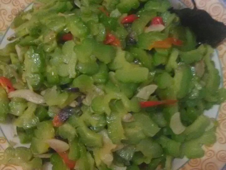 Langkah Gampang Membikin Resep Tumis pare teri jengki yang Bikin Ngiler Anti Ribet, Uenak Banget