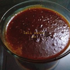 A picture of Imli Sauce/ Tamarind sauce.