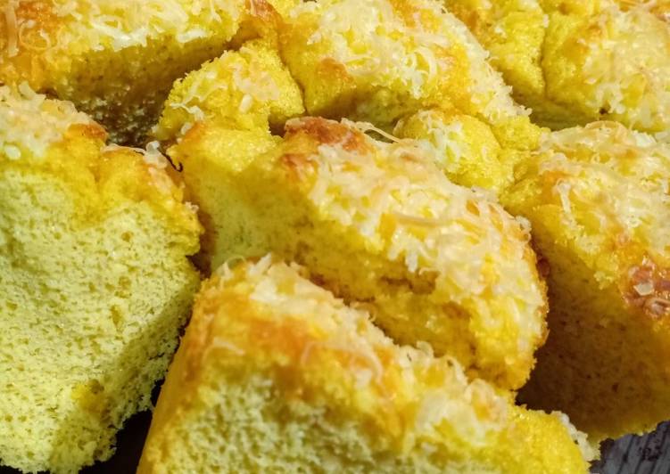 Rahasia Bikin Chiffon Lemon Cake with cheese #Keto, Lezat