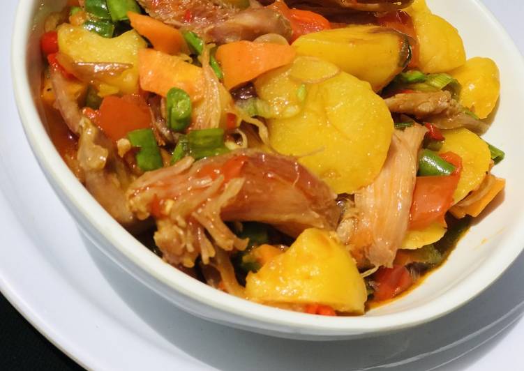 Recipe of Speedy Chicken and Veggies sauce