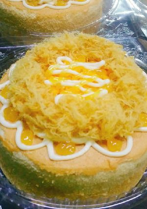 Hình của món Bông lan trứng muối sốt phomai.