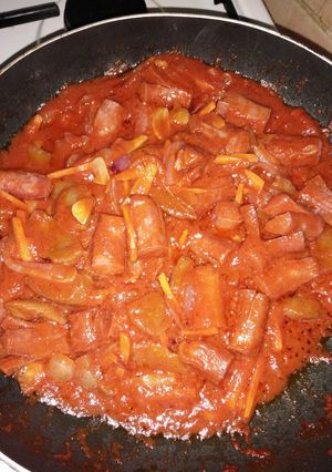 Foto resep Sosis asam manis simple