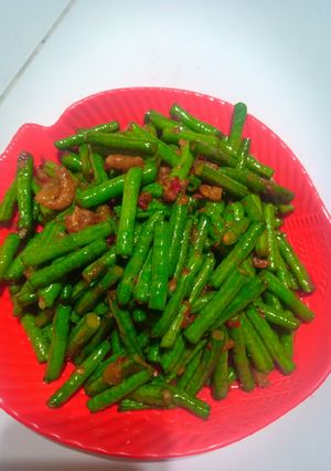 Foto resep Kacang panjang ebi