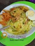 Soto Ayam Jawa ~bumbu campur udang~